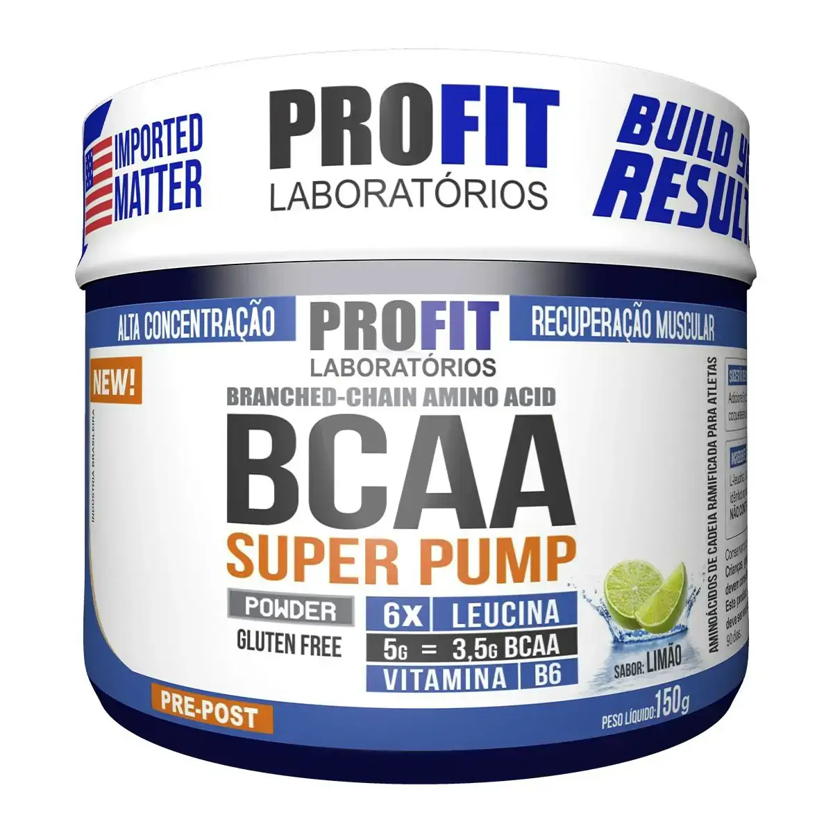 Bcaa Super Pump 150 G Limão Profit