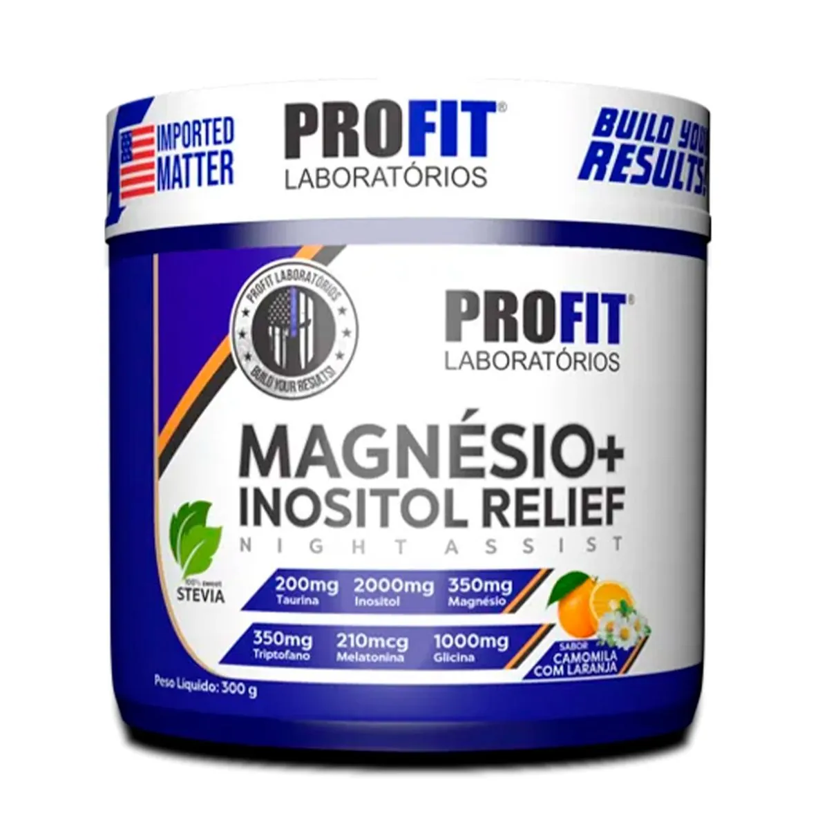 Relief Magnésio 350mg e Inositol 2000mg Camomila com Laranja Profit