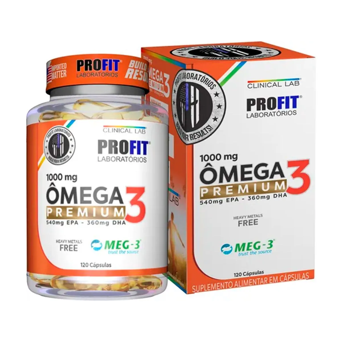 Ômega 3 Premium 3Mag 1000mg 120 Capsulas Profit