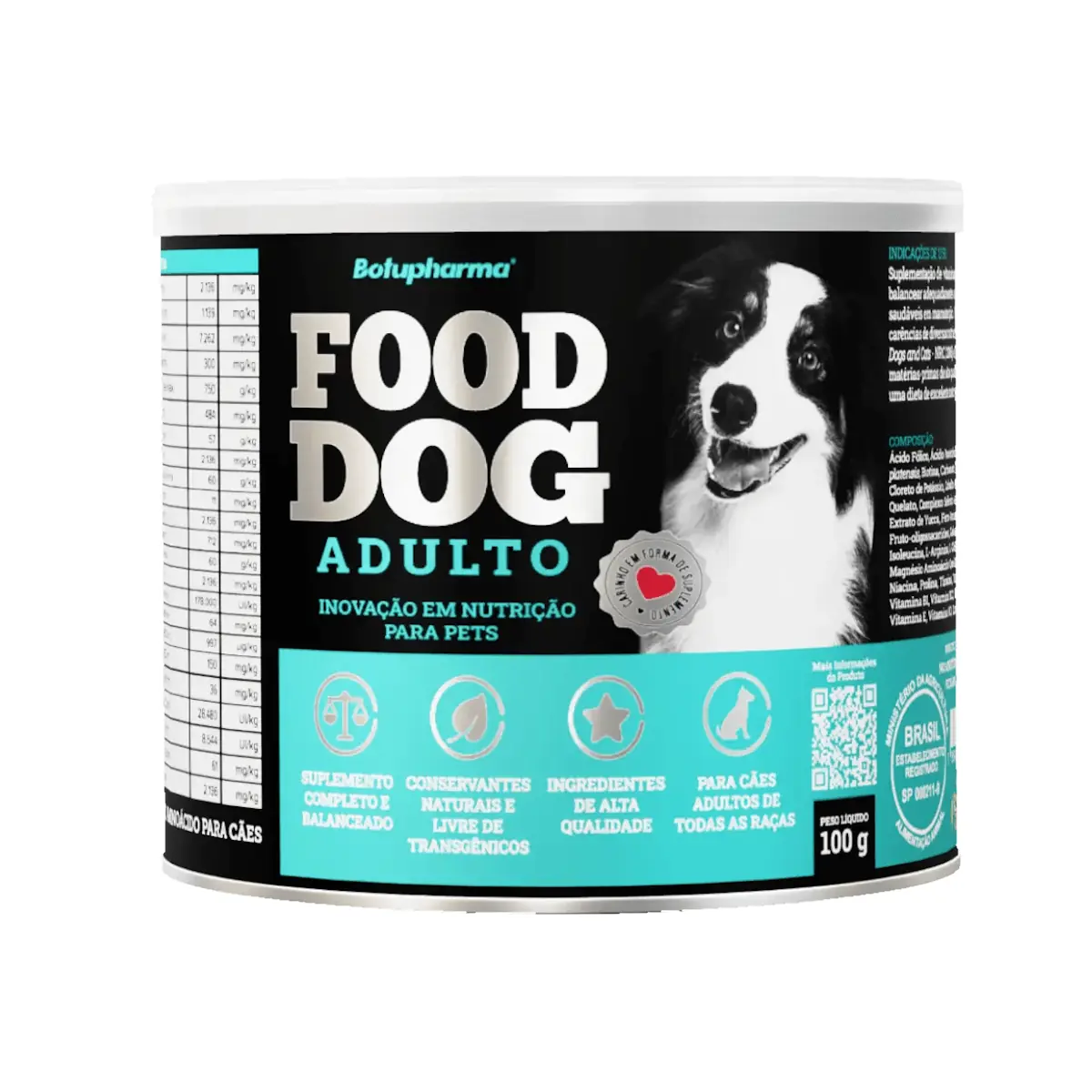 Supl.food Dog Adulto Manutencao 100g