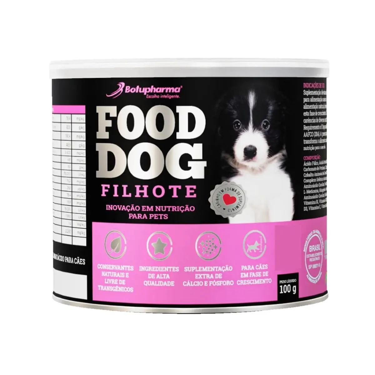 Supl.food Dog Crescimento 100g