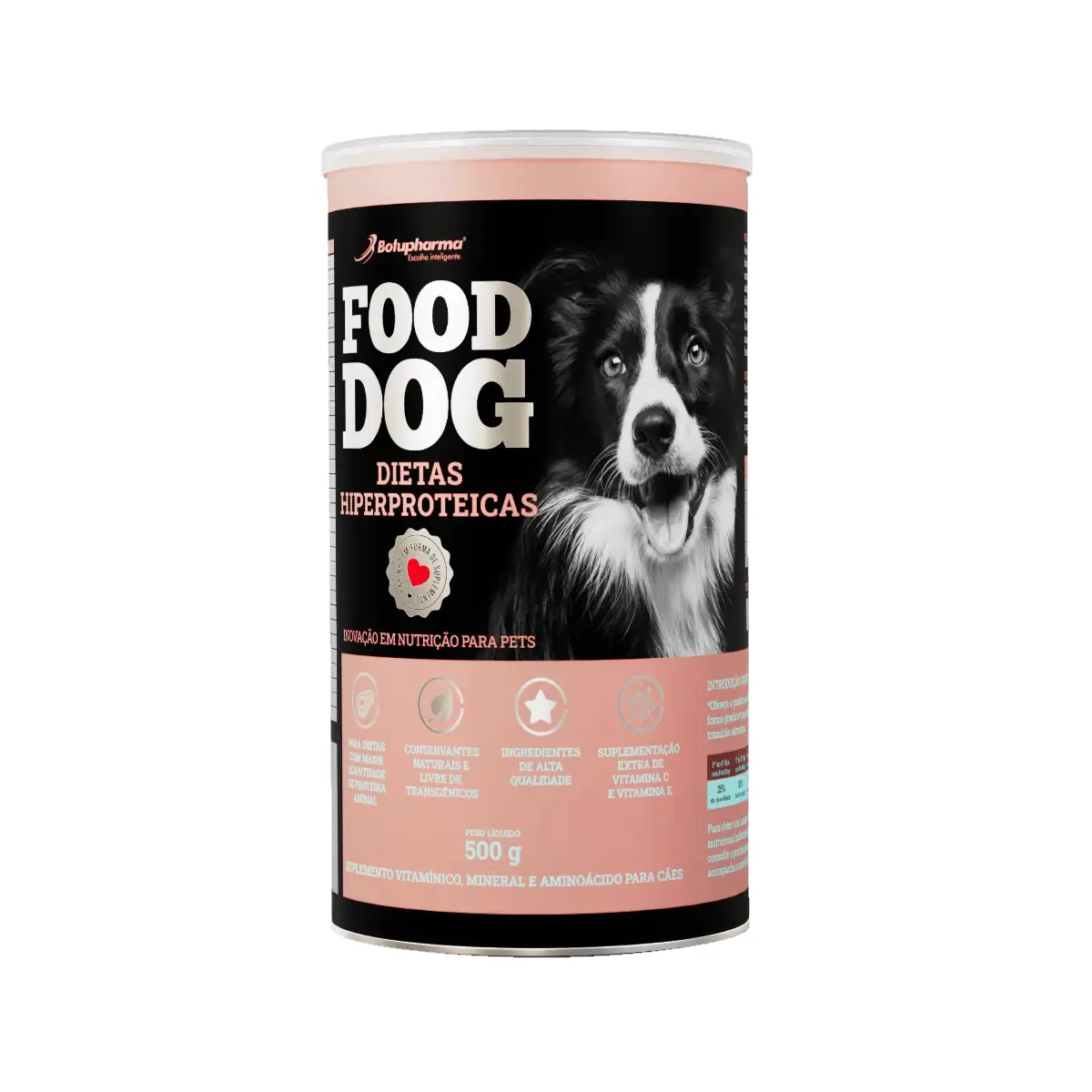 Suplemento Food Dog Dietas Hiperproteicas 500g