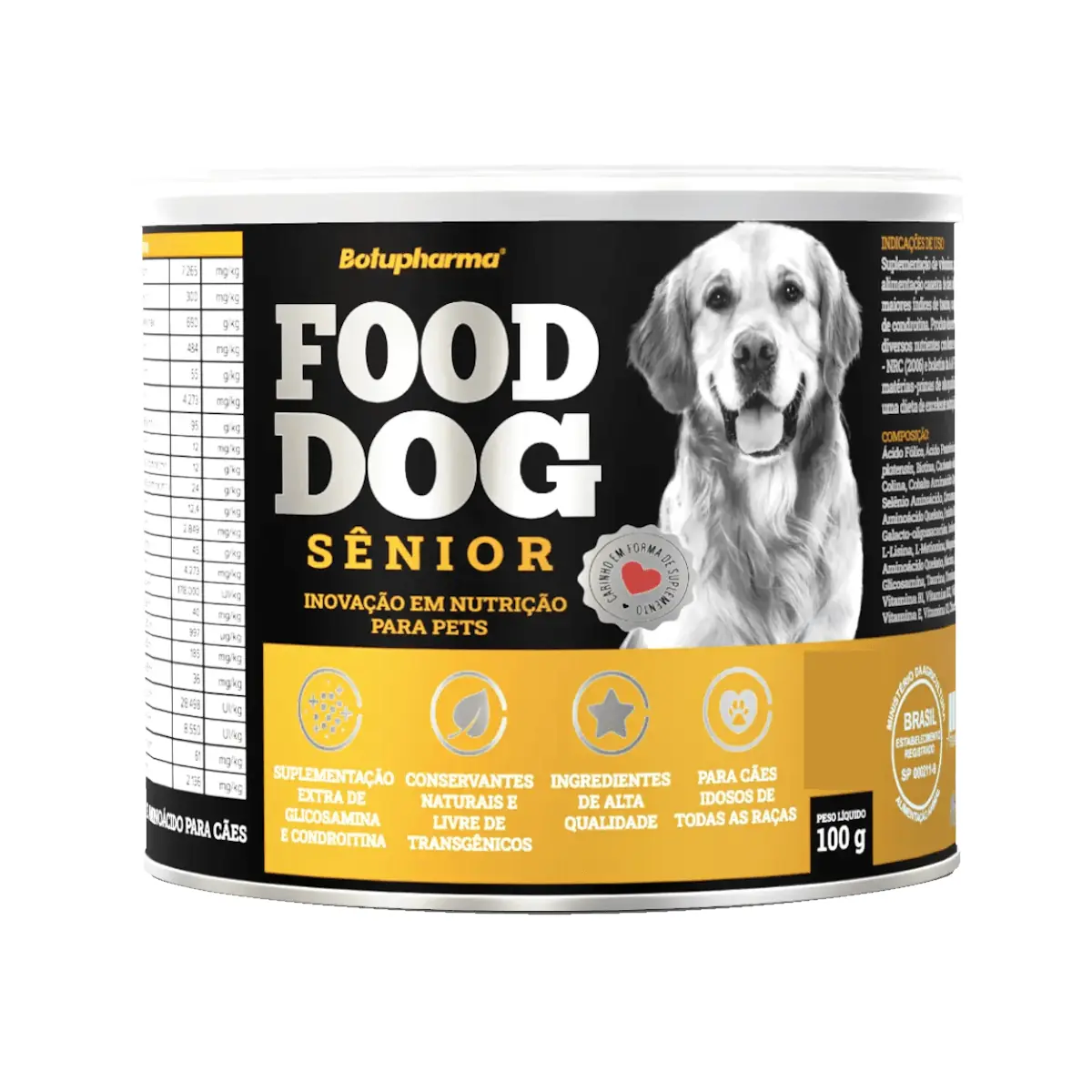 Supl.food Dog Senior 100g