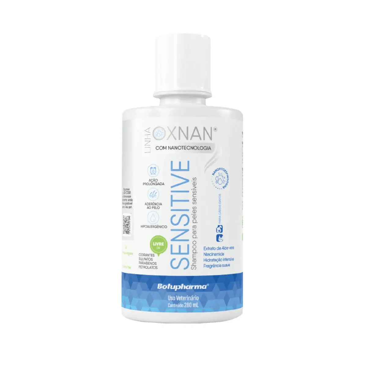 Shampoo Sensitive Para Cães E Gatos Oxnan Botupharma 280ml