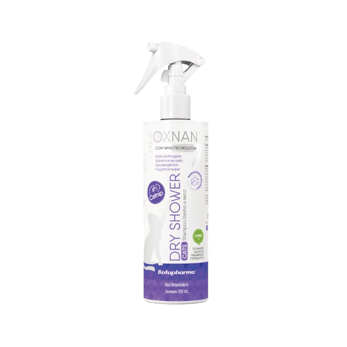 Shampoo Oxnan Dry Shower Cat Botupharma 180ml