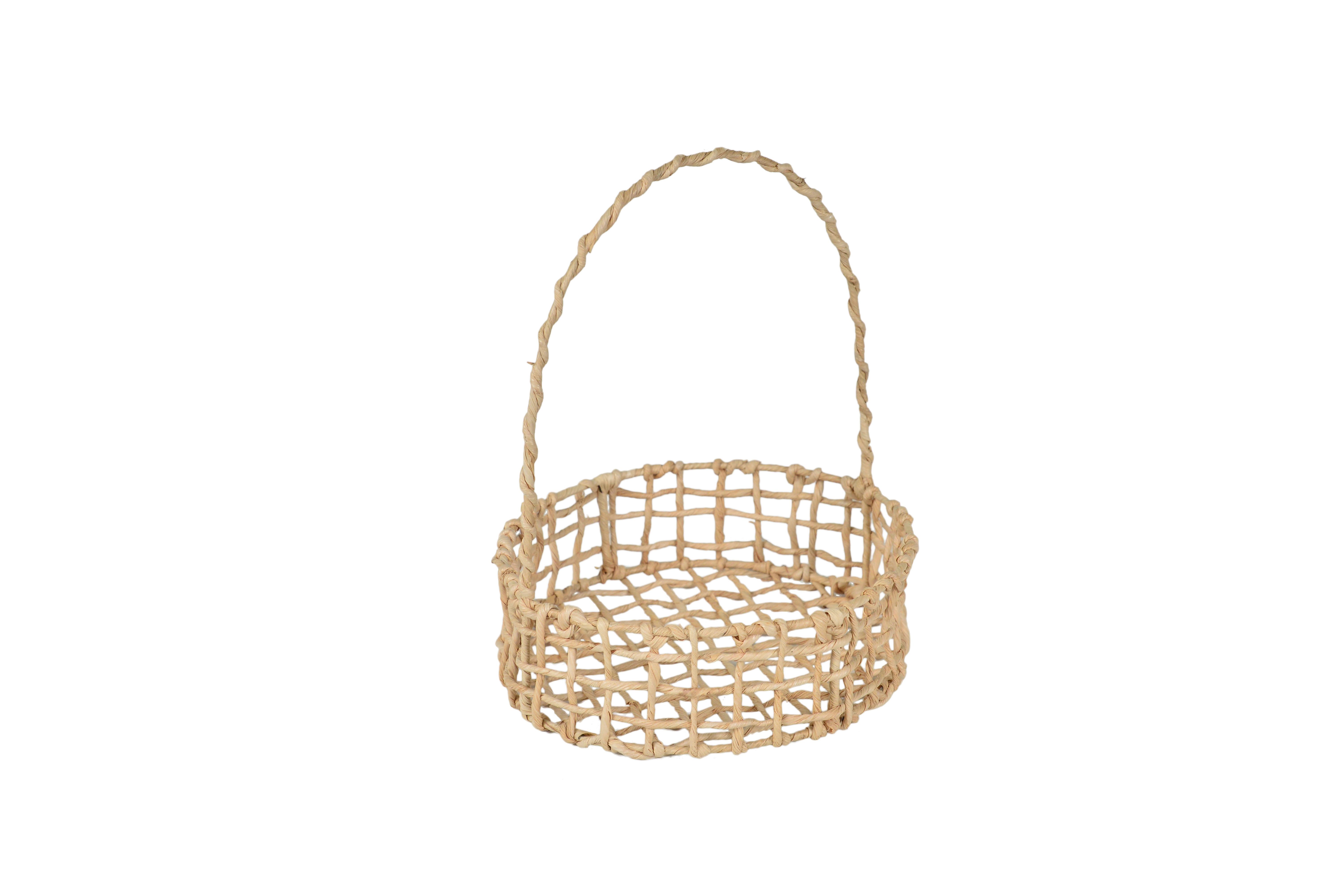 Cesta Redonda De Palha De Milho N 2