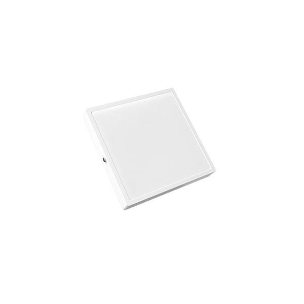 Painel de Led Sobrepor Quadrado Luz Amarela 8W Electrolux 9x9cm Branco Bivolt