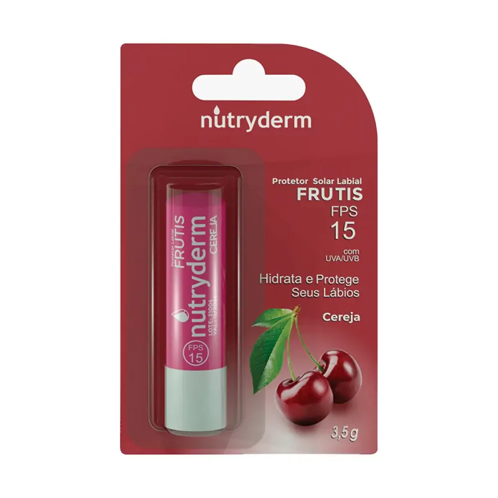 Protetor Labial Nutryderm Fps 15 Cereja 3,5gr