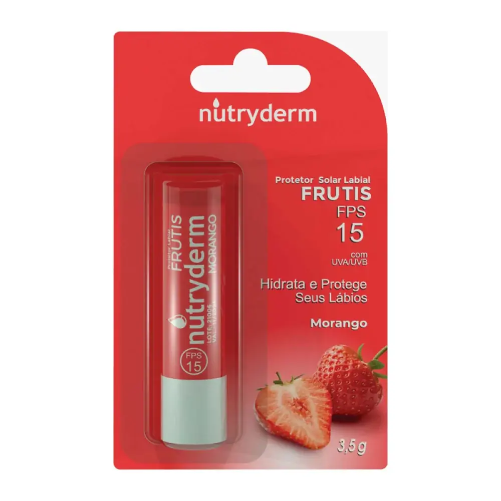 Protetor Labial Nutryderm Fps 15 Morango