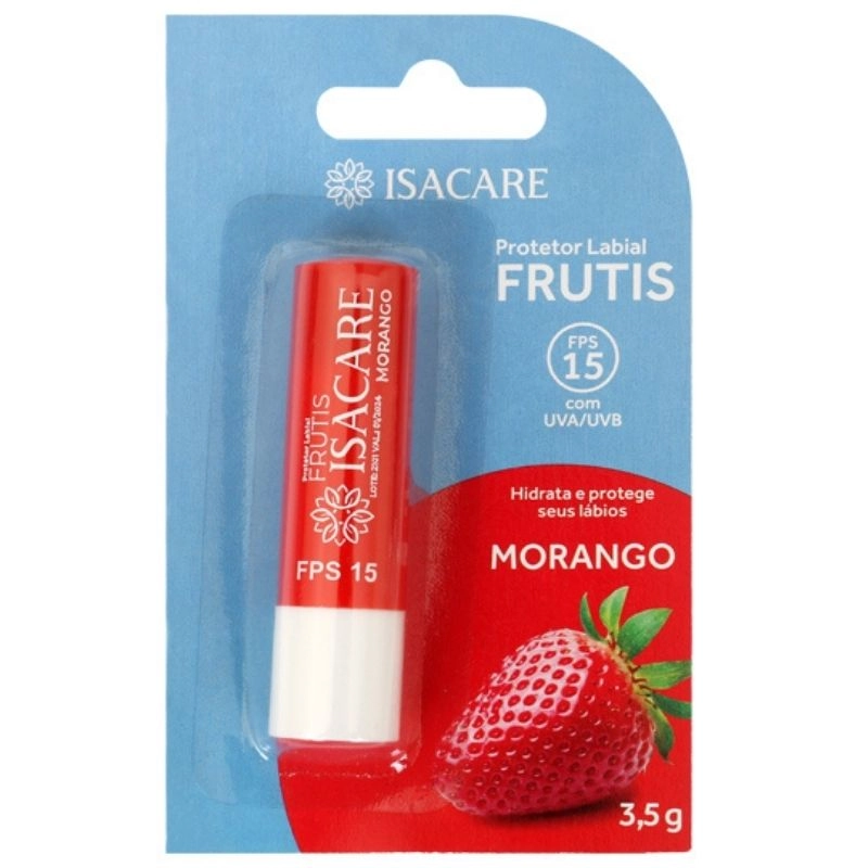 Protetor Labial Isacare Morango Fps