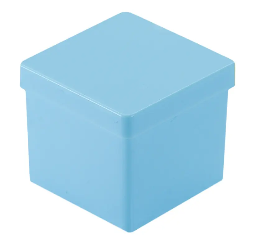 Caixinha Ps 4x4cm Azul Bebe C/10un