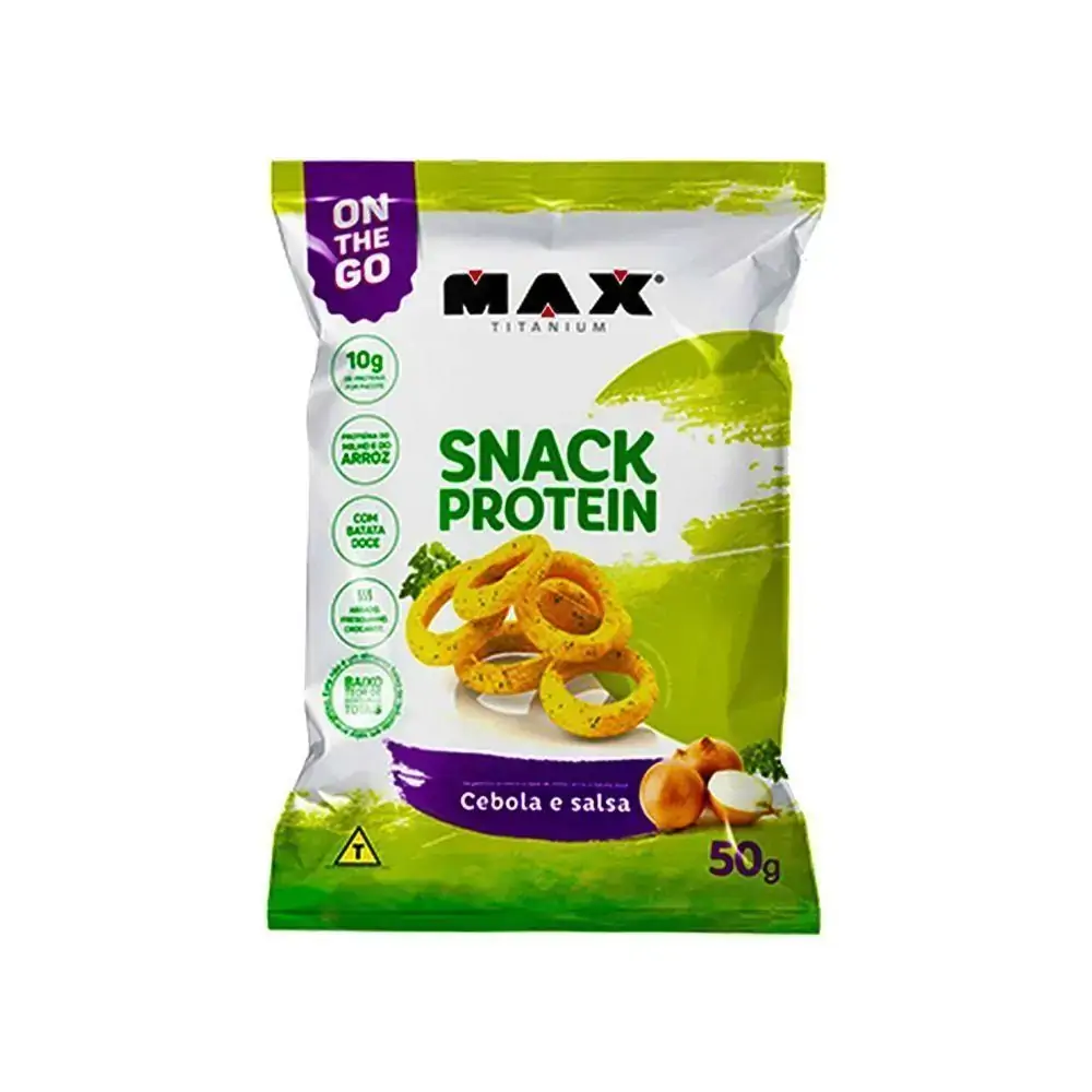 Snack Protein Cebola E Salsa 50g Max Titanium