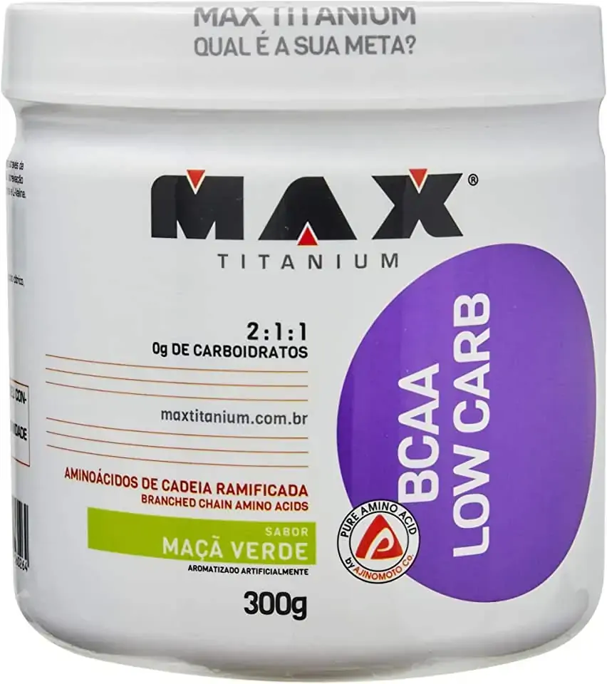 Bcaa Low Carb Maca Verde 300g Max Titanium