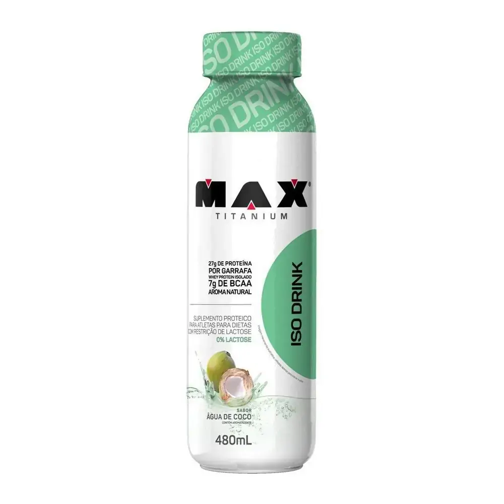 Iso Drink S Agua De Coco 480ml Max Titanium