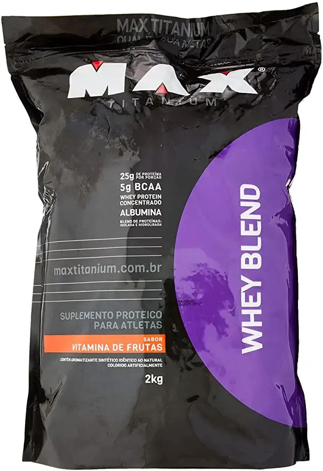 Whey Blend 2kg Vit De Frutas Max Titanium