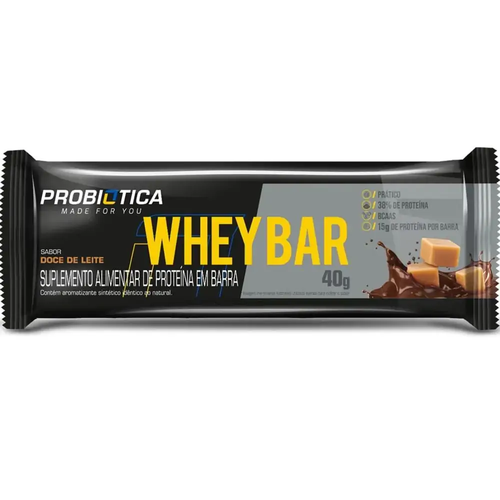 Whey Protein Bar 40g Cada 12 Unidades - Probiótica