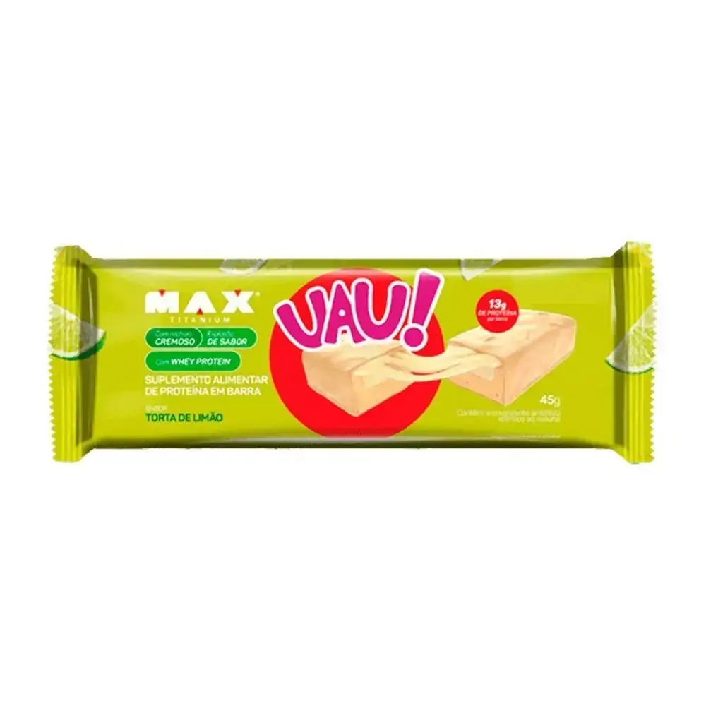 Uau Protein Bar (uni) - Max Titanium Sabor:Chocolate crocante