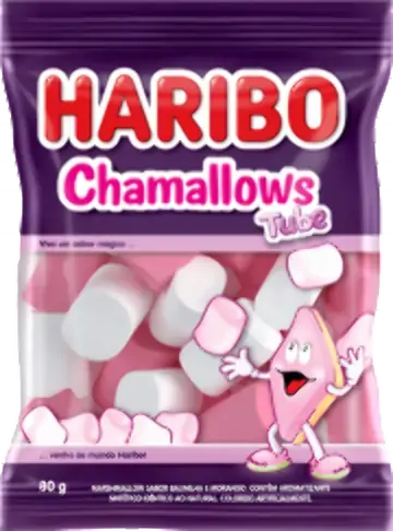 Marshmallow Haribo 80g Tube