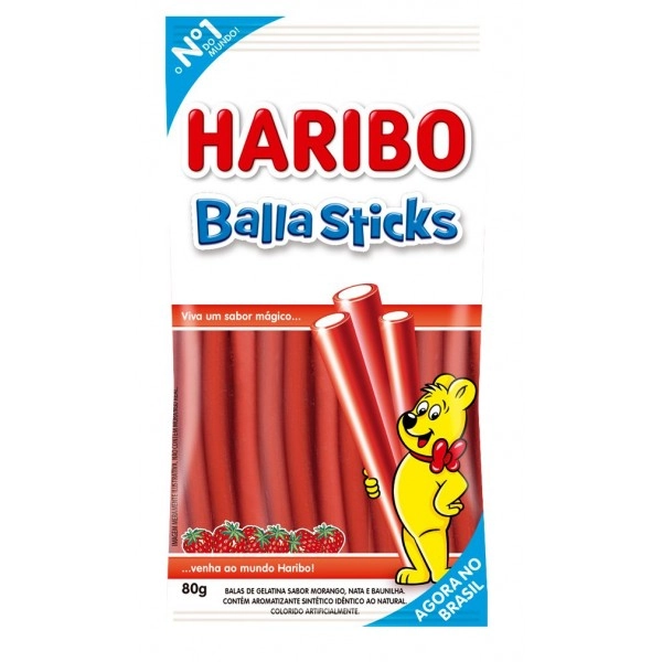 Bala Sticks 80g Haribo