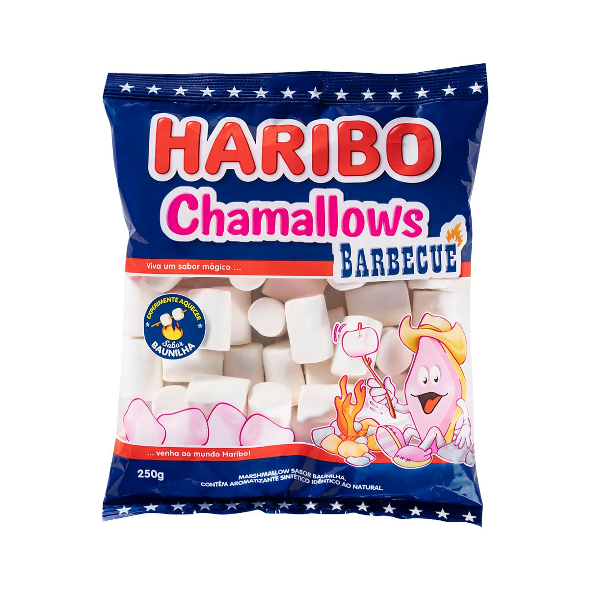 Marshmallow Chamallows Barbecue Haribo 250g