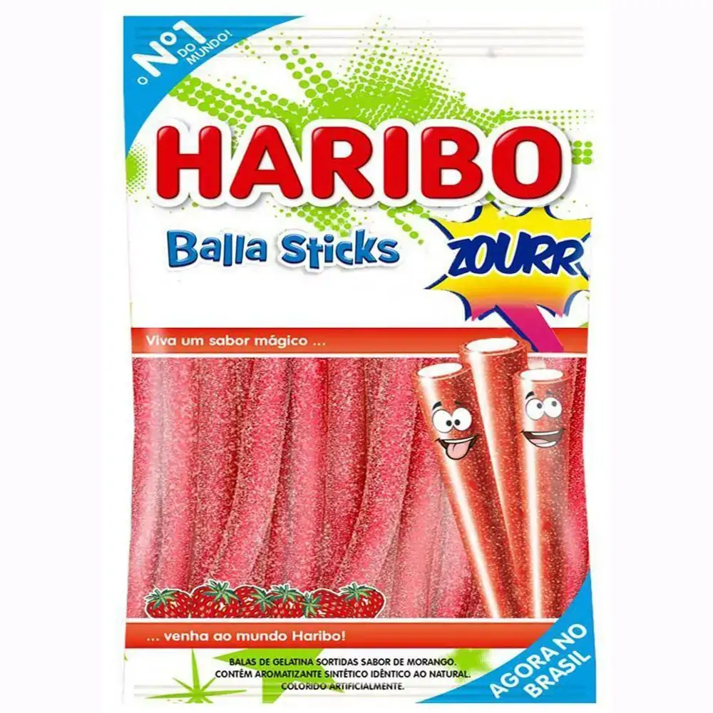 Bala Haribo 175g Sticks Zourr