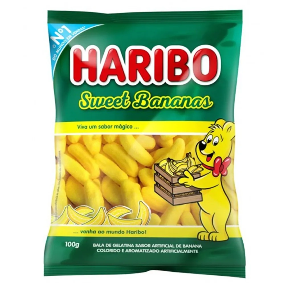 Bala de Gelatina Sweet Bananas