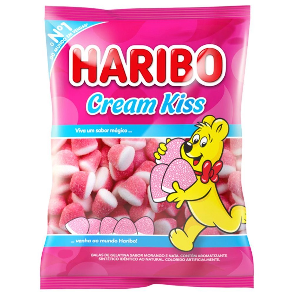 Bala de Gelatina Cream Kiss