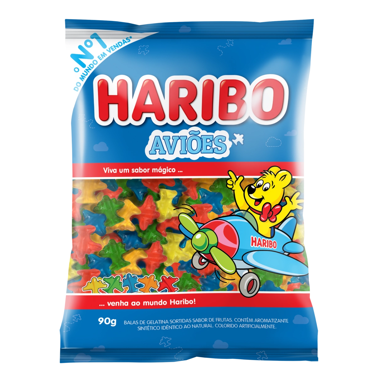 Bala de Gelatina Aviões 90g