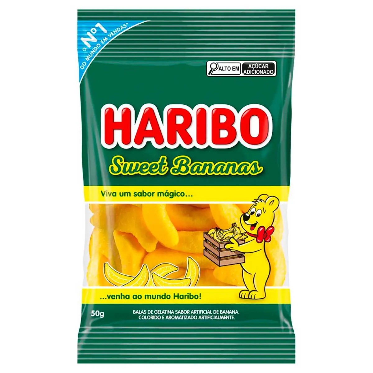 Bala de Gelatina Sweet Bananas