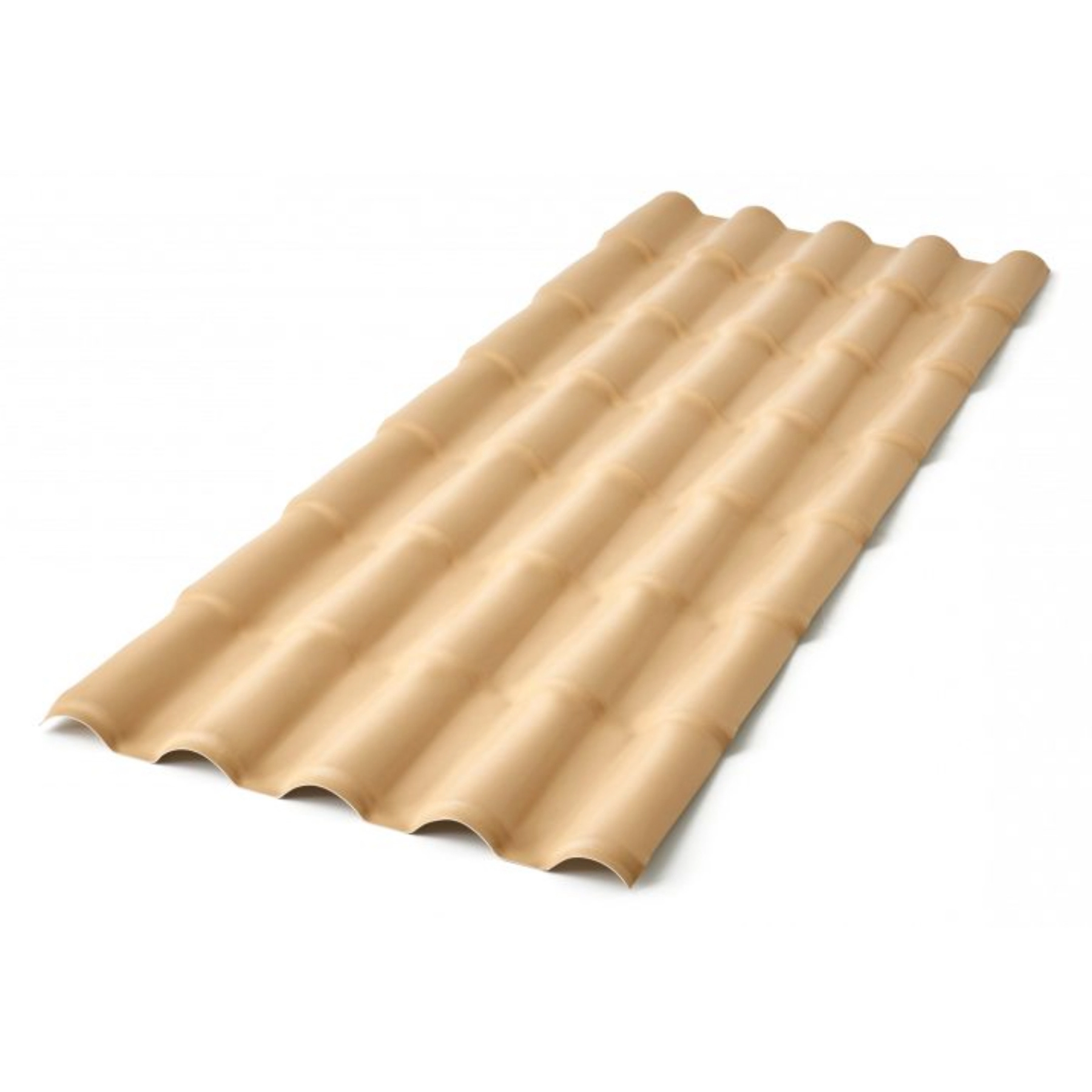 Telha de PVC Colonial 2,62mx86cm Marfim Afort