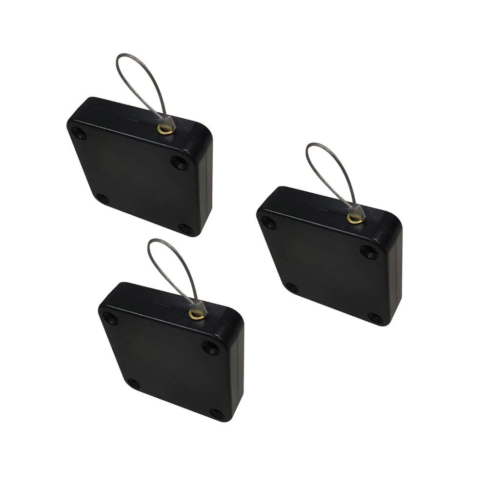 Kit 3 Unidades De Mola Para Fechamento Automático De Porta Cabo Retrátil