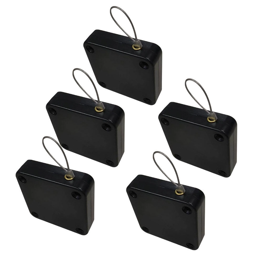 Kit 5 Unidades De Mola Para Fechamento Automático De Porta Cabo Retrátil