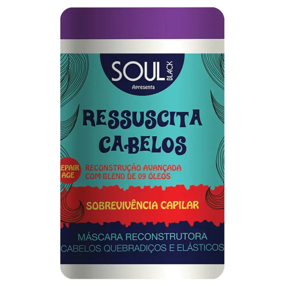 Masc Hid Soul Black 1k Ressuscita Cabelos
