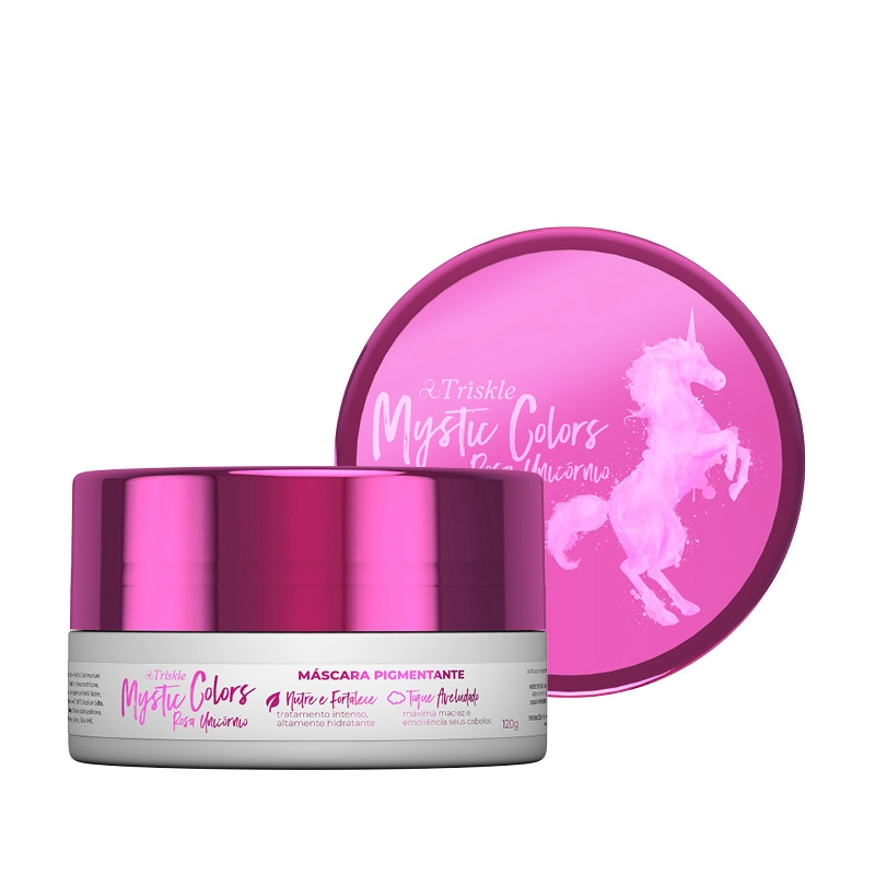 Matizador/mascara Tonalizante Triskle Mystic Colors Rosa Unicórnio 120g