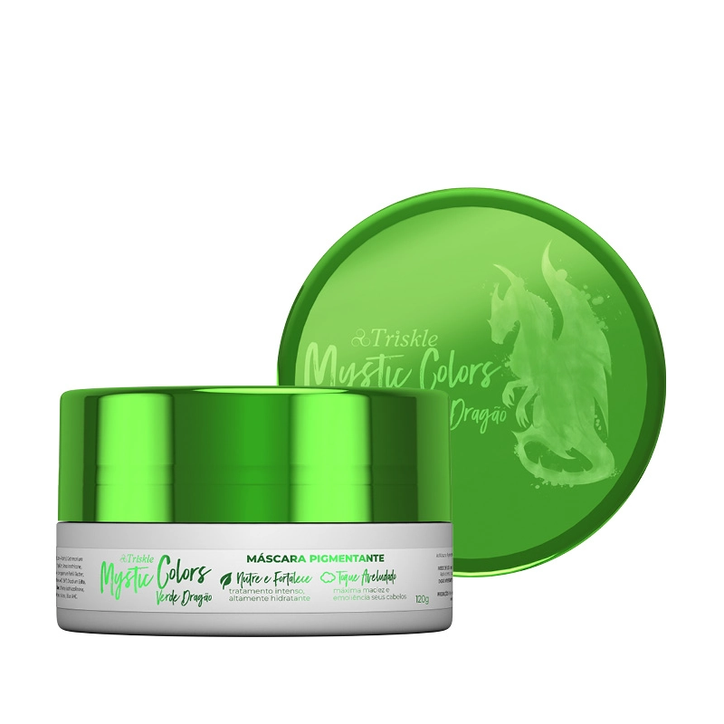 Matizador/mascara Tonalizante Triskle Mystic Colors Verde Dragão 120g