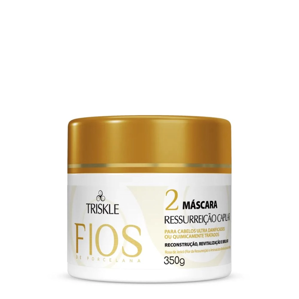 Mascara Tratamento Triskle Fios De Porcelana Nutricao 350g 2/2