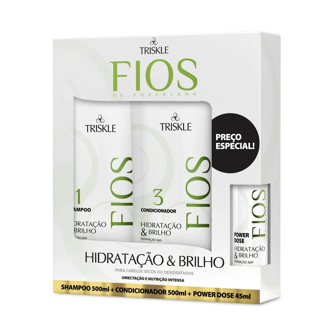 Kit Capilar Hidratação E Brilho Triskle