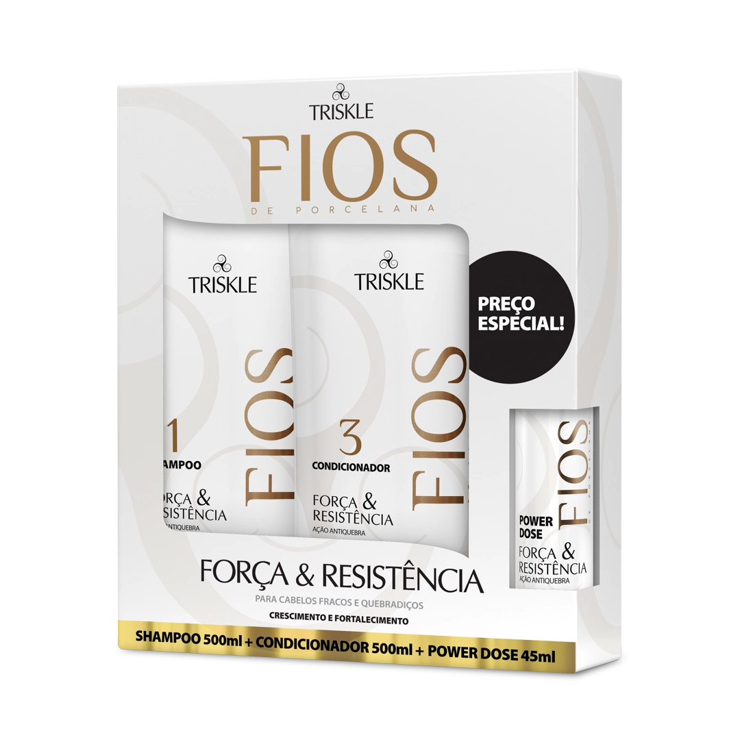 Kit Capilar Força E Resistência Triskle