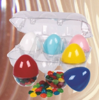 Mini Bandeja Plast. De Ovo Transparente C/6 R.3193