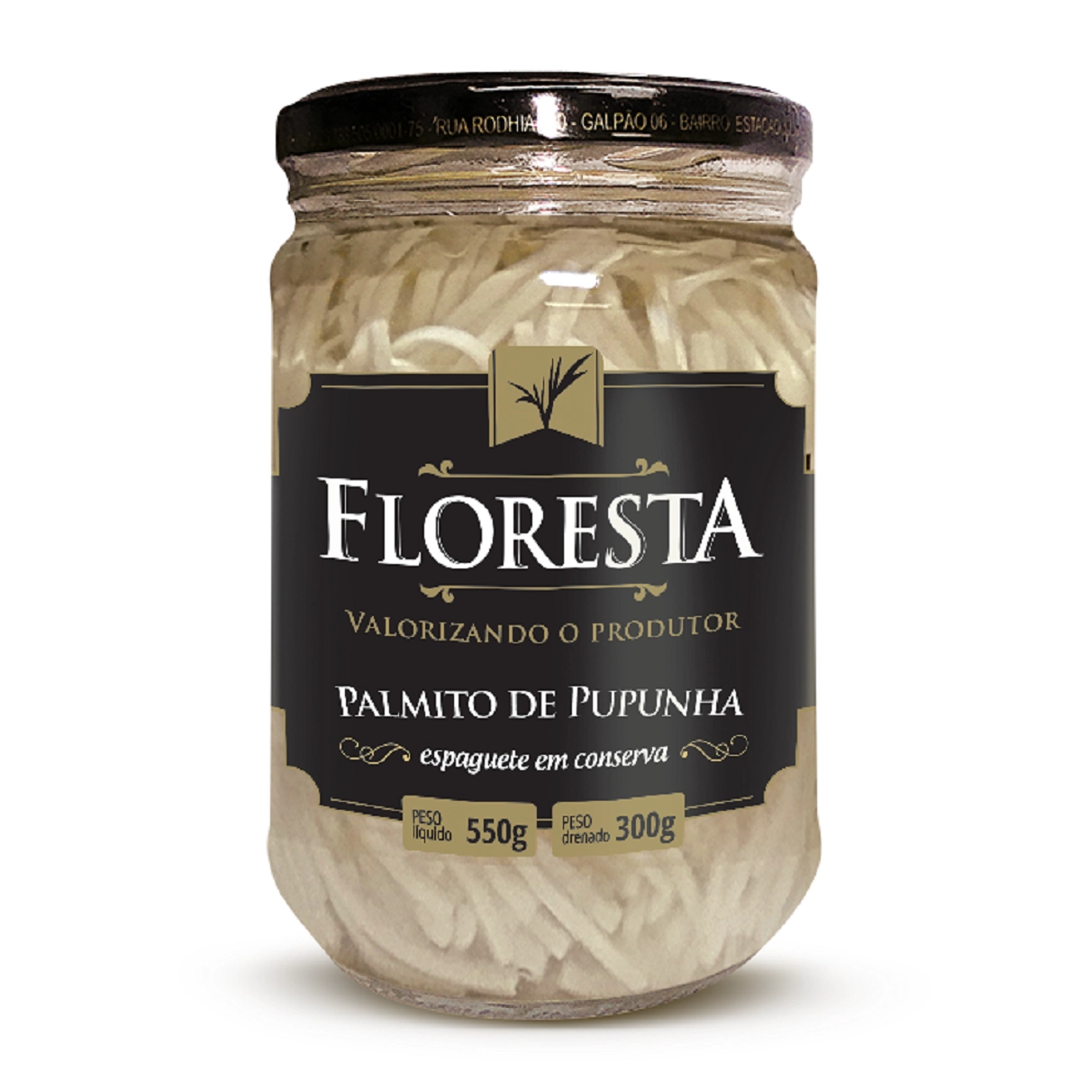 Palmito Pupunha Espaguete Floresta 300gr