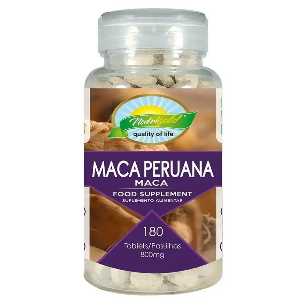 Maca Peruana Pro 180 Comp 800mg Nutrigold