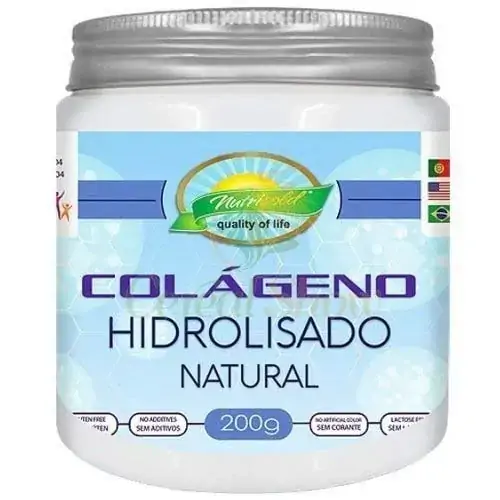 Colágeno Hidrolisado Natural 200g Nutrigold