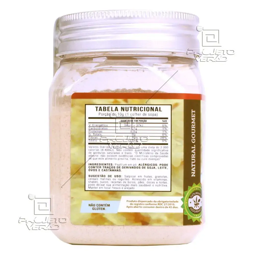 Psyllium Em Pó Pote 150g Nutrigold