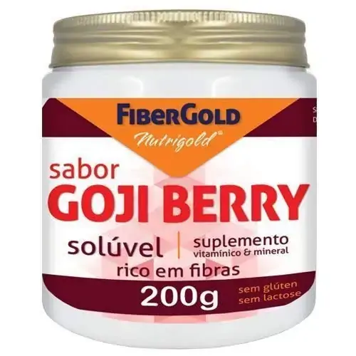 Fiber Gold Solúvel Goji Berry 200g Nutrigold