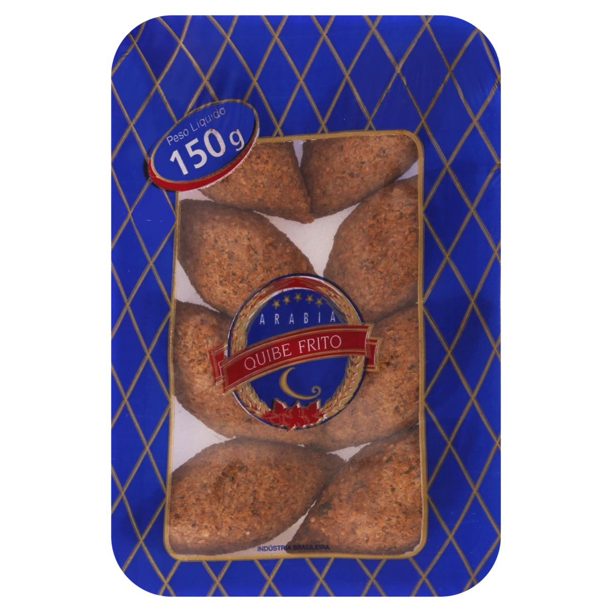 Quibe Congelado Frito Arabia Bandeja 150g