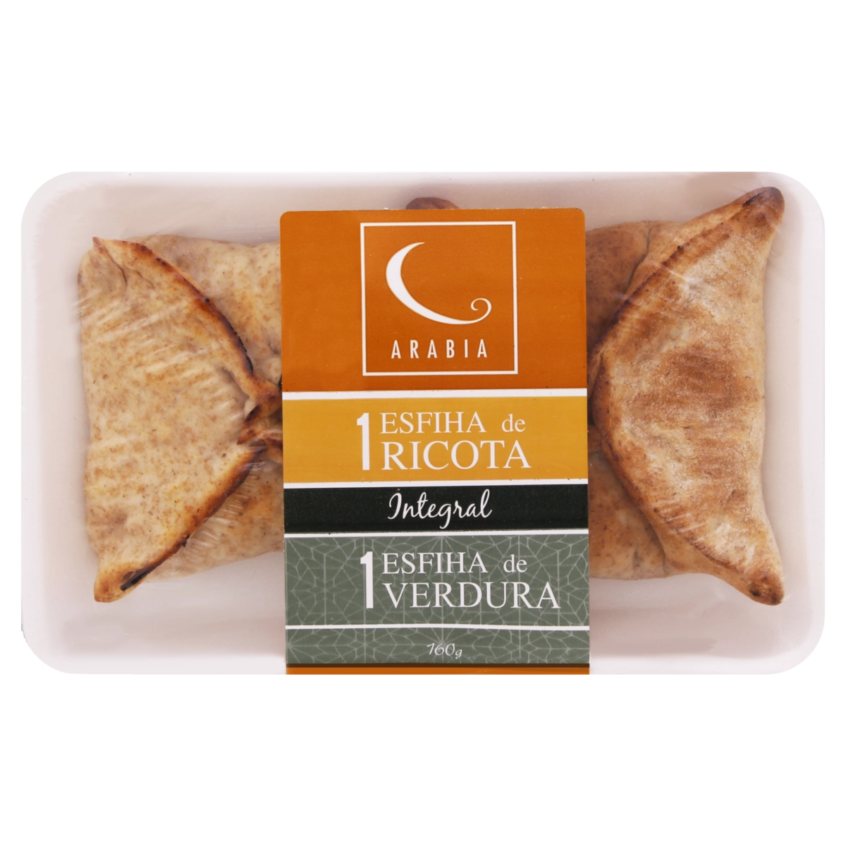 Kit Esfirra Congelada Integral Ricota + Verdura Arabia 160g