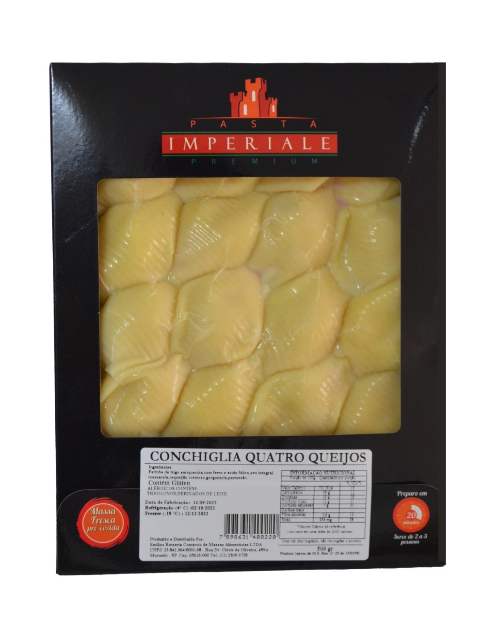 Conchiglia 4 Queijos Mperiale 500g