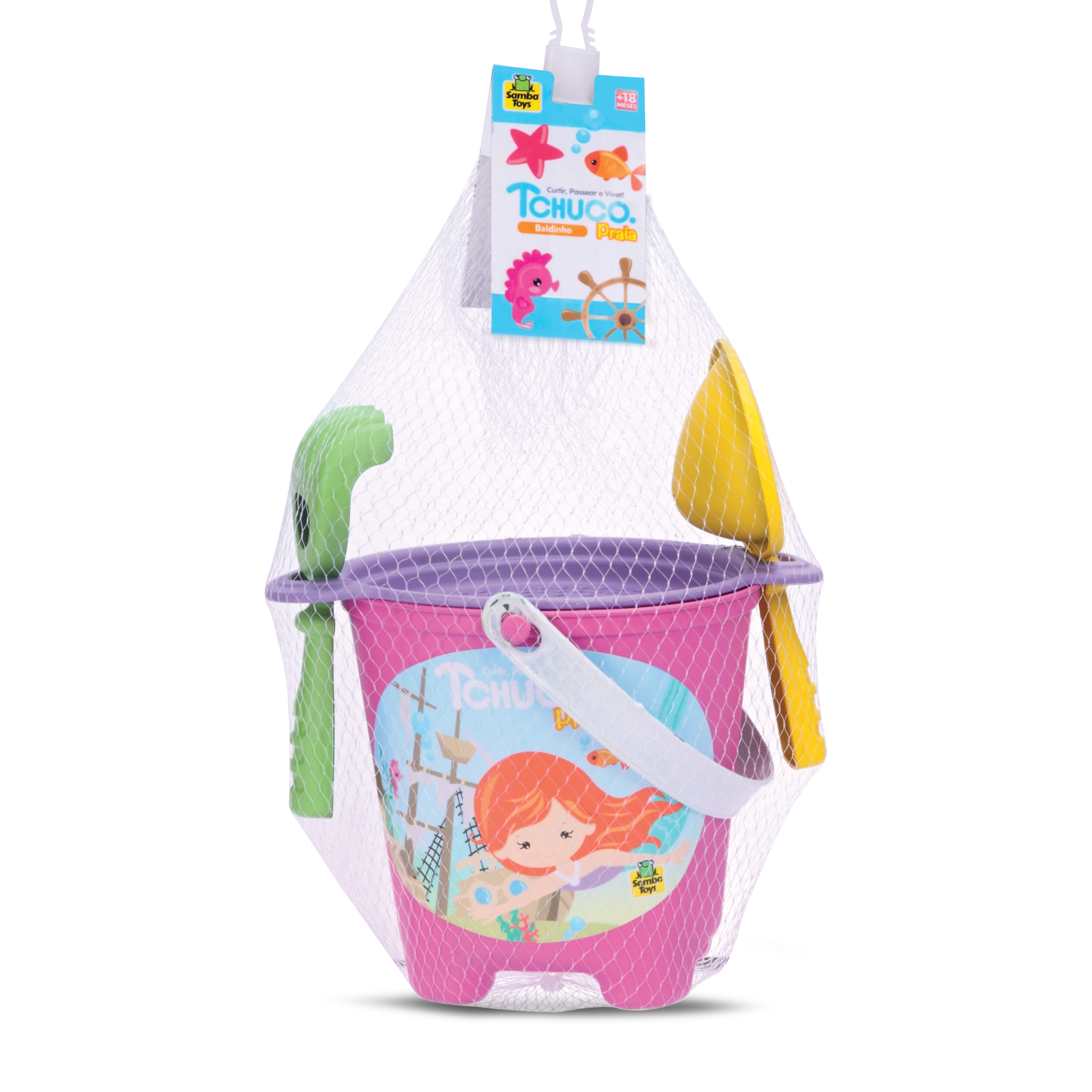 Brinq Samba Toys Balde De Praia 080