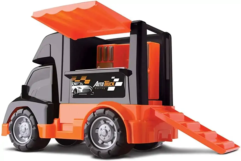 Carrinho Samba Toys Auto Truck Racing C/carro E Acessorios Ref.121 Un