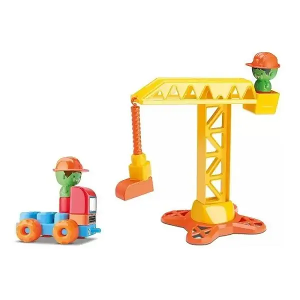 Blocos De Montar Construção 55 Peças Samba Toys Tchuco 0242